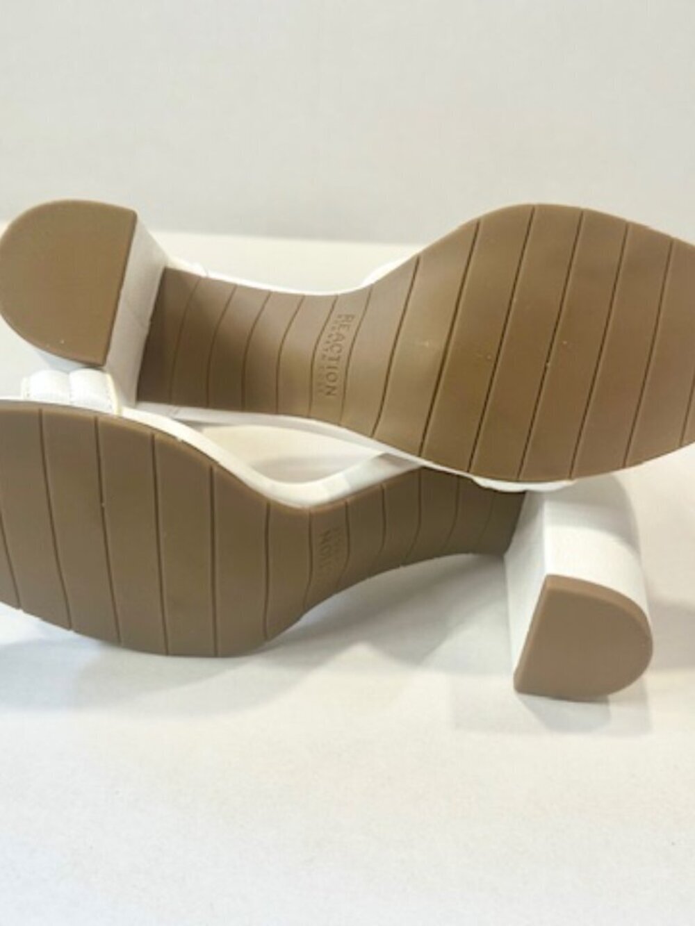 Kenneth Cole Reaction Womens Lolita Dress Sandals Block Heel White Size US 8.5 - Picture 12 of 12